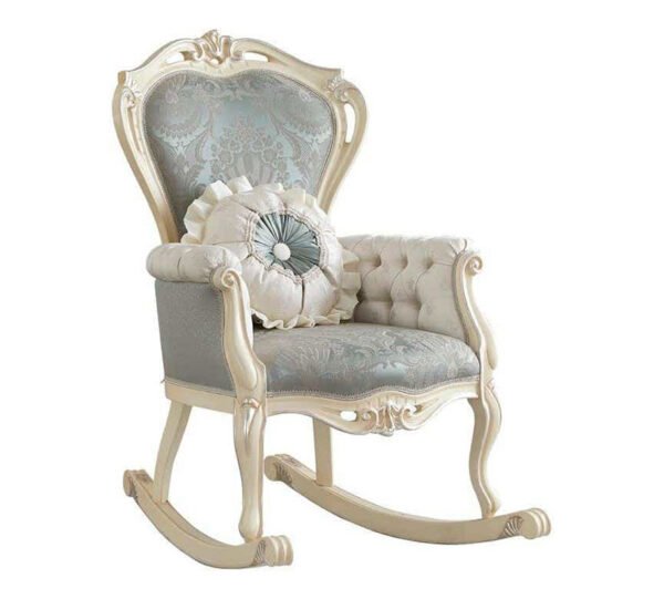 Rocking Chair – Teak Wood Slat Back