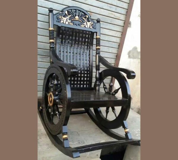 Santorini Carved Teak Rocker