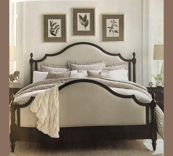 Monarch Curved Panel Bed - Queen Size