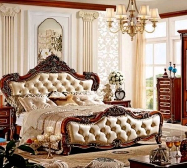 Maharaja Heritage Bed – Antique Rosewood Gloss